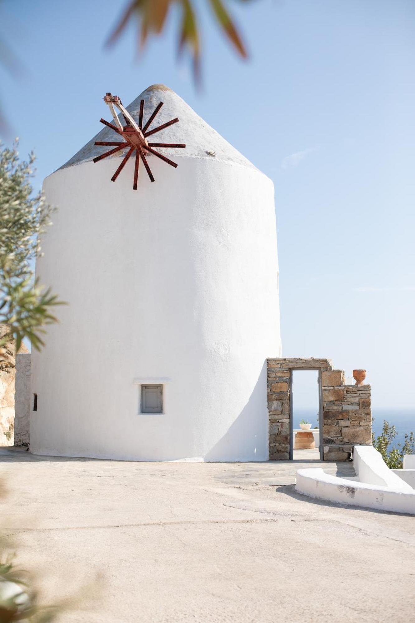Апартаменты Apostolis Windmill Псароу Экстерьер фото